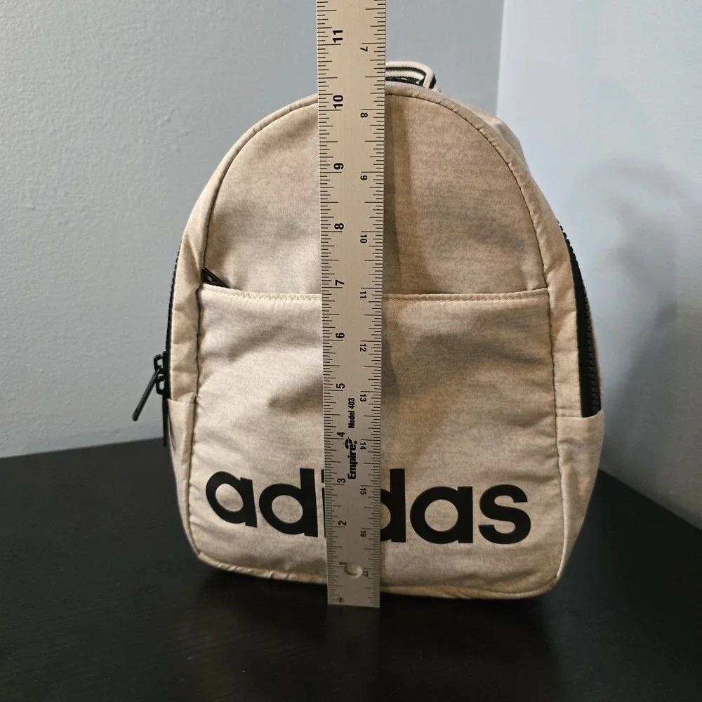 Adidas Unisex Core Polyester Mini Backpack‎ - Black and White